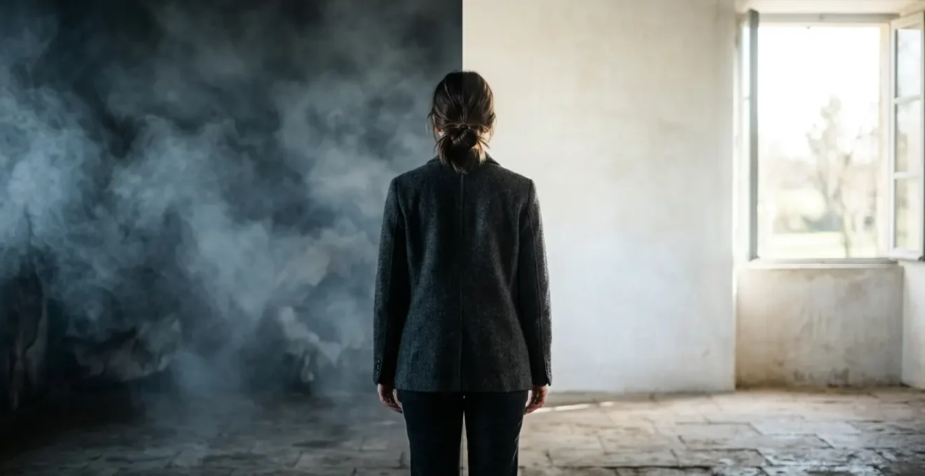 Representación metafórica de la lucha mental contra el boicoteador interno en el proceso de dejar de fumar