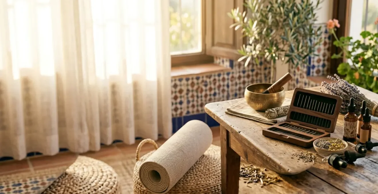 Mapa conceptual visual de terapias alternativas para dejar de fumar en España