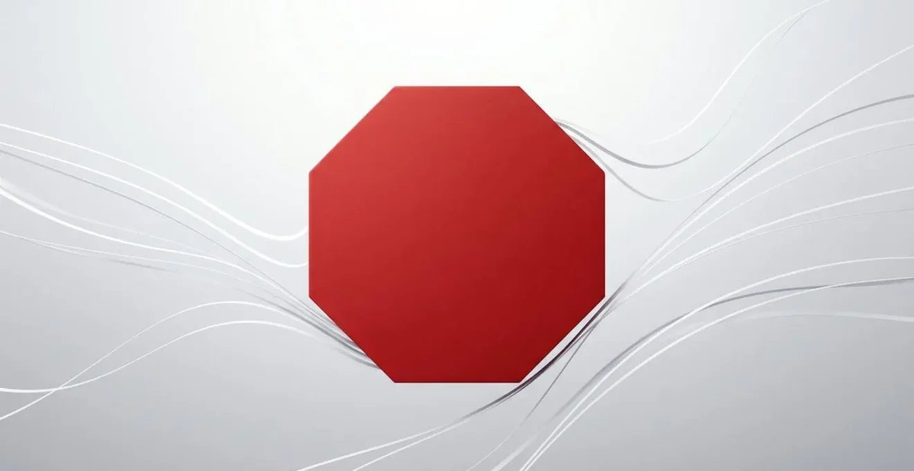 Visualización de señal de STOP mental para controlar impulsos de fumar